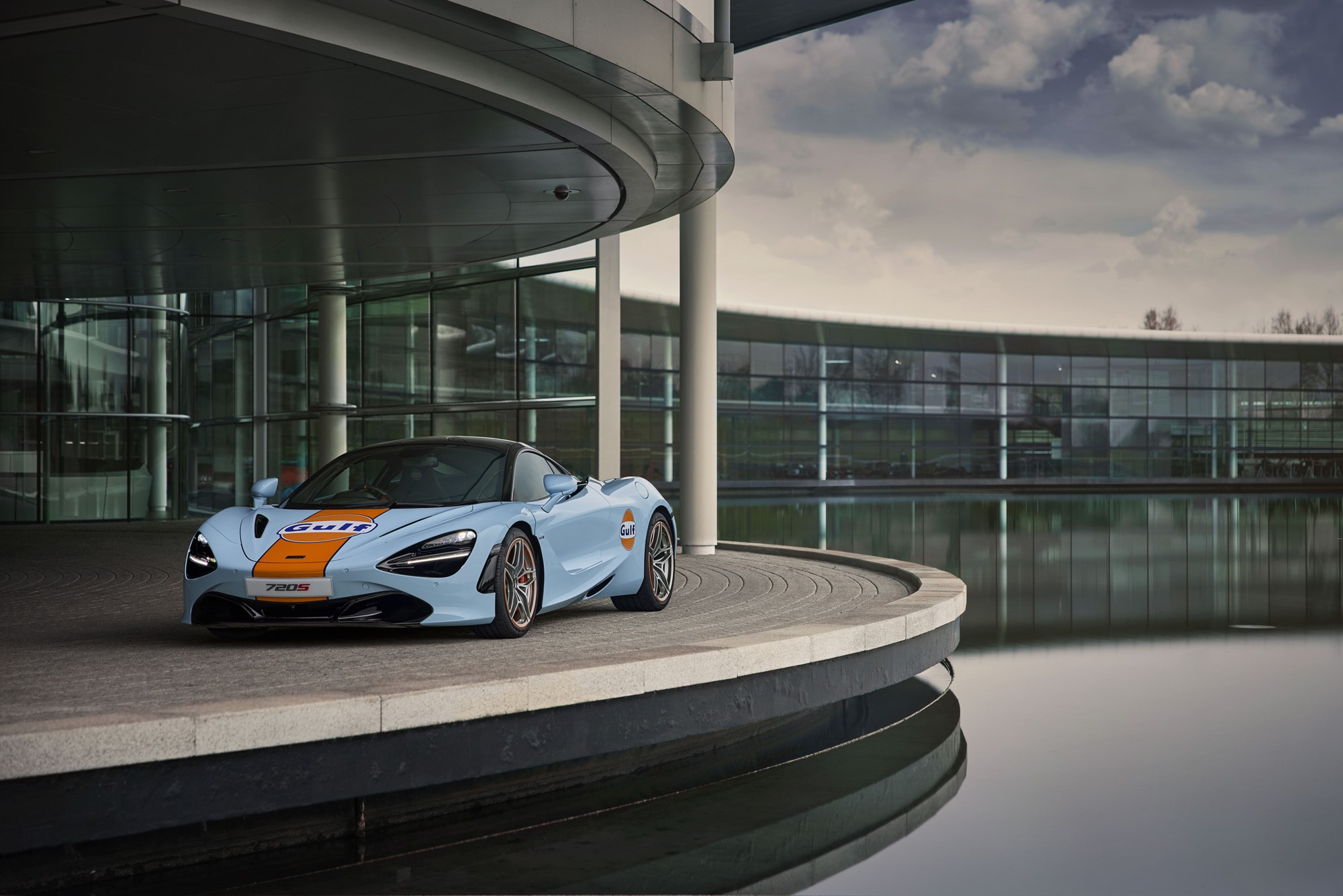 Gulf McLaren 720S photographed at McLaren Technology Centre- Woking UK - March 2021 Ref: Gulf_McLaren_720S-001.TIF